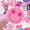 Preppy stoere stickers 52 stuks