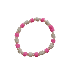 Roze parel armband