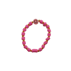 Roze/gouden armband