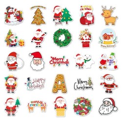 Kerst stickers 50 stuks