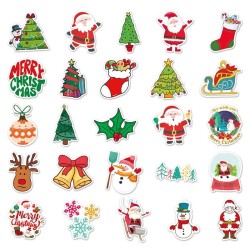 Kerst stickers 50 stuks