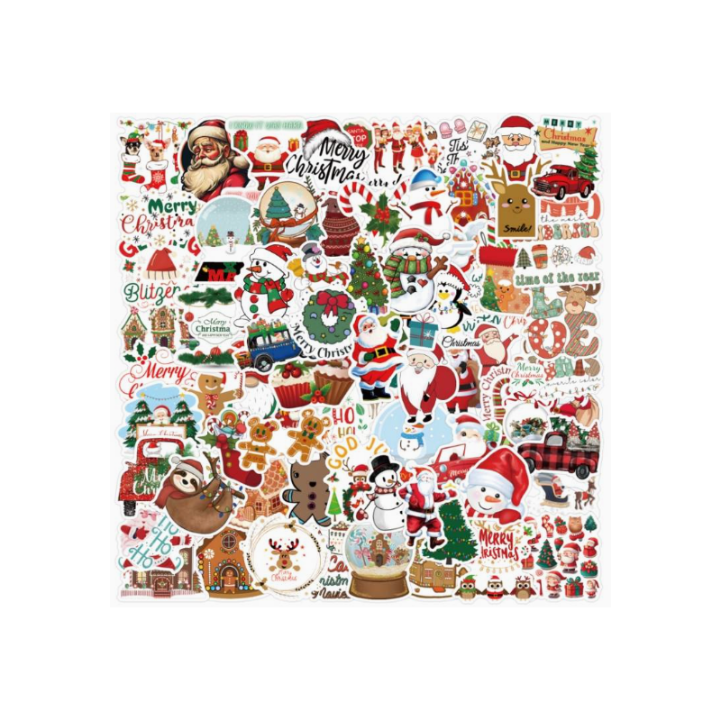 Kerst snowman 123 stuks