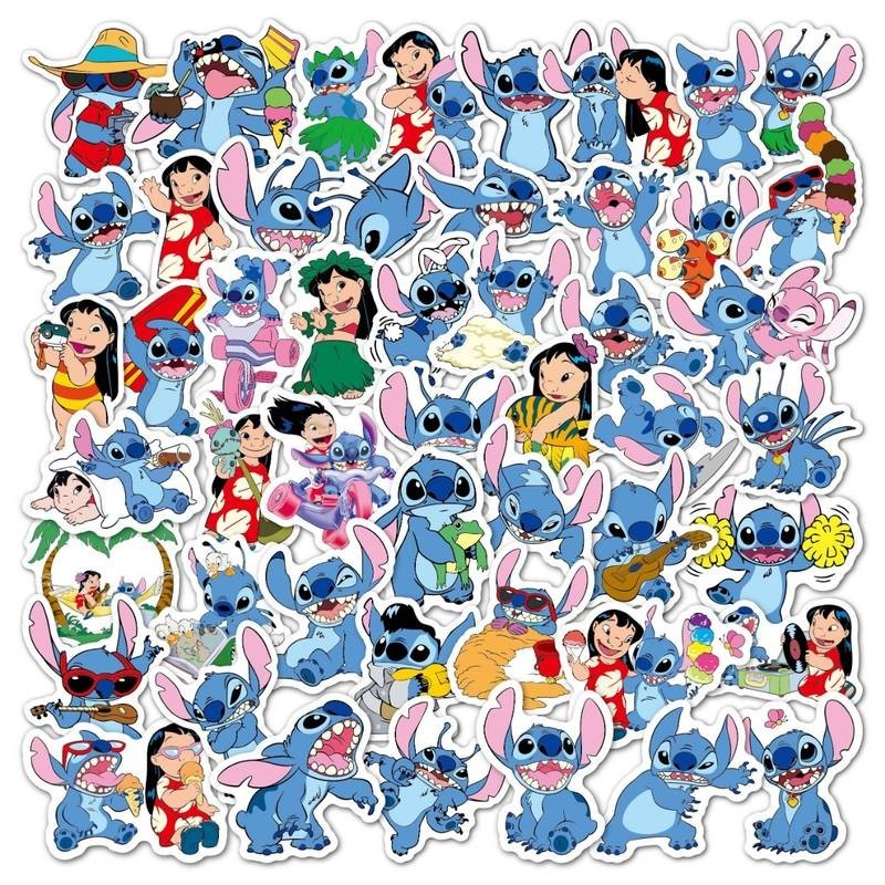 Stitch en lilo stickers 50 stuks