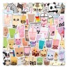 Bubble tea stickers 50 stuks