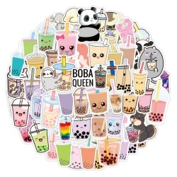 Bubble tea stickers 50 stuks