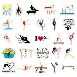 Gymnastics stickers 50 stuks