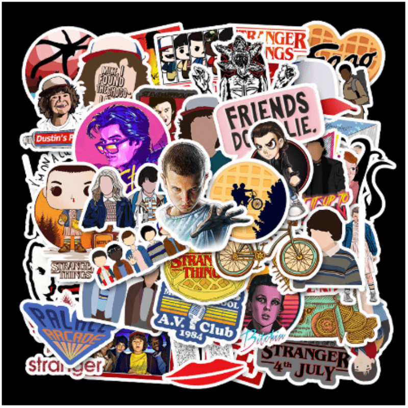 Stranger Things seizoen 1 stickers 50 stuks