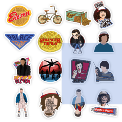 Stranger Things seizoen 1 stickers 50 stuks