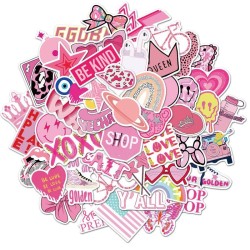 Preppy stickers 50 stuks