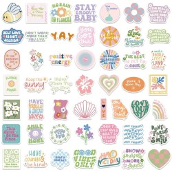 Pastel inspiratie sticker 100 stuks