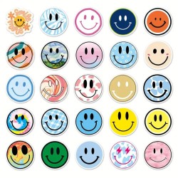 Preppy smiley stickers 50 stuks