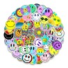 Rainbow smiley stickers 50 stuks