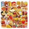 lekkere eten stickers 50 stuks