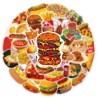 lekkere eten stickers 50 stuks