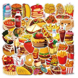 lekkere eten stickers 50 stuks