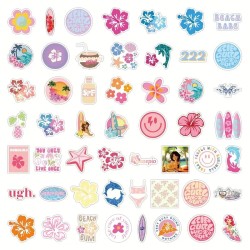 coconut girl stickers 100 stuks