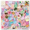 coconut girl stickers 100 stuks